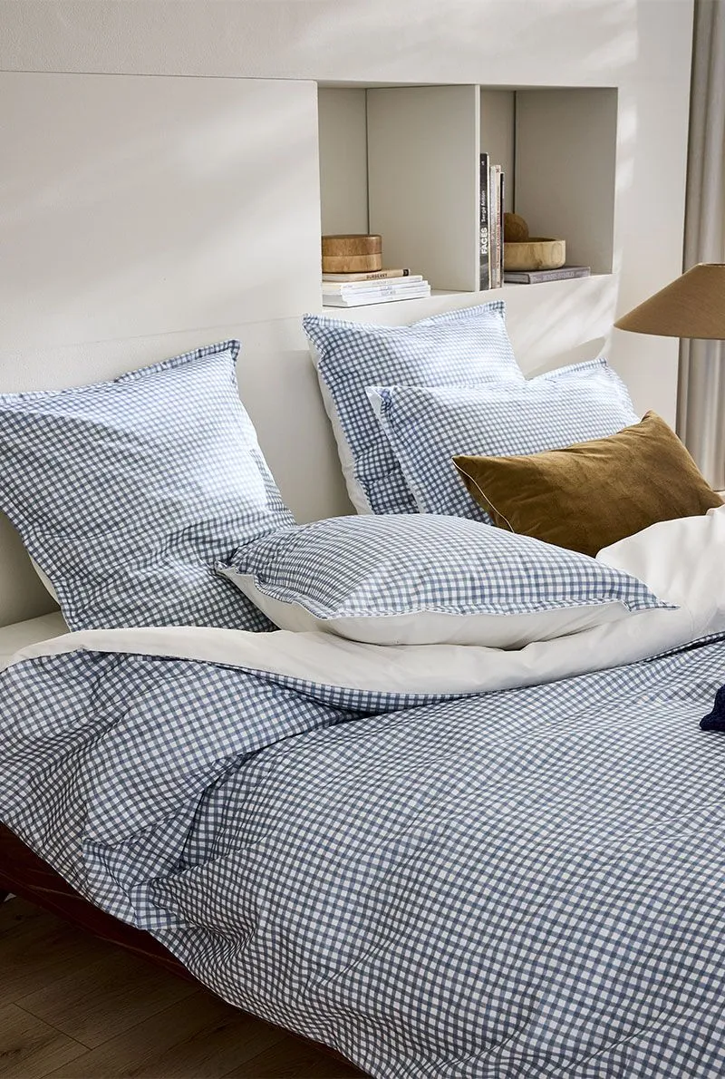 Housse de couette "Mini Vichy Celeste"- Essix