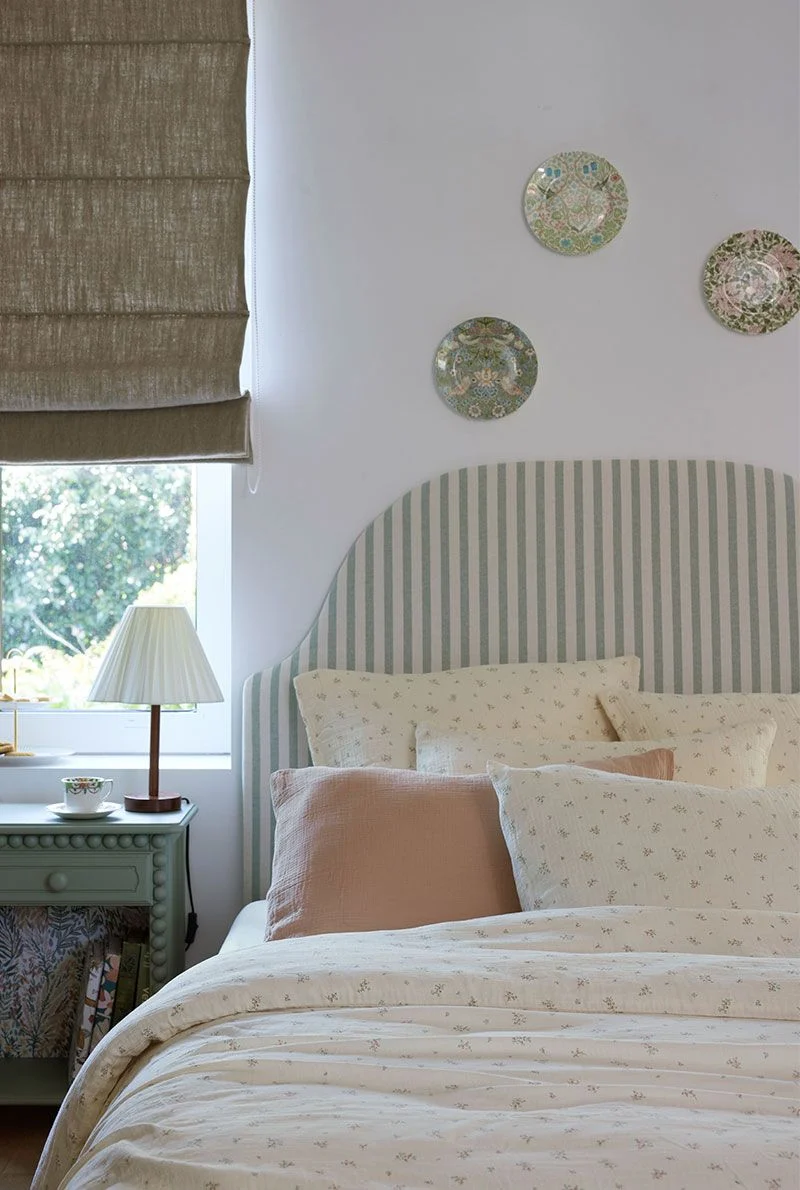 Housse de couette gaze de coton semis fleuri - Essix