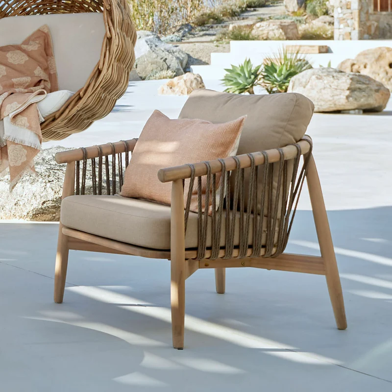Lot de 2 fauteuils LOBERON FSC®-100% Thornwick beige