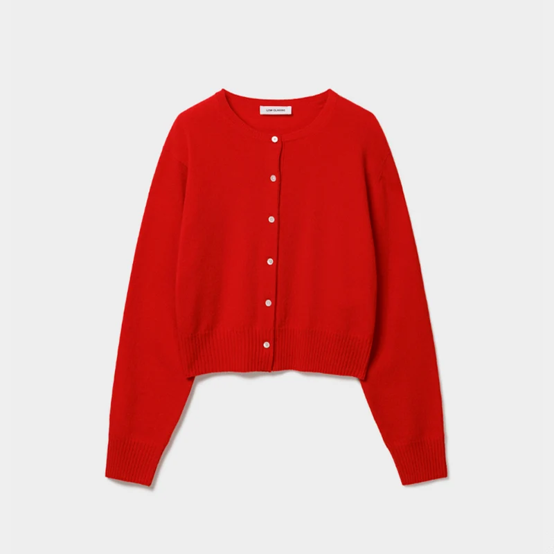 LOW CLASSIC - Cardigan Court - Rouge