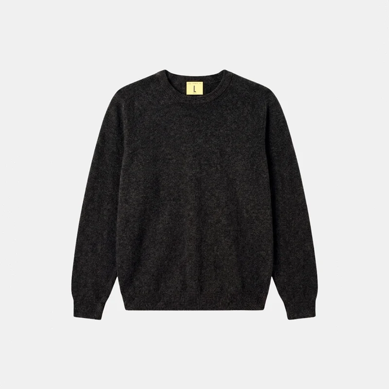 Nitto Knitwear - Pull Armen Col Rond - Charcoal