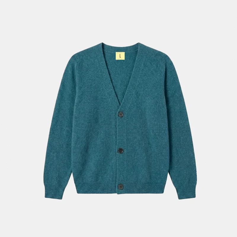 Nitto Knitwear - Cardigan Armen - Bleu Shrub