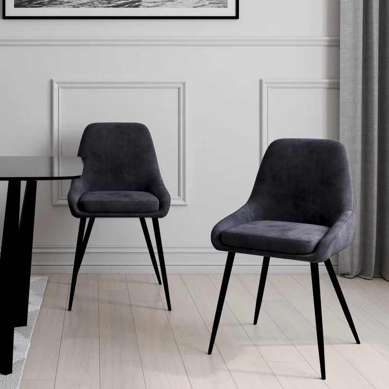 Lot de 4 chaises Olivia multicolore