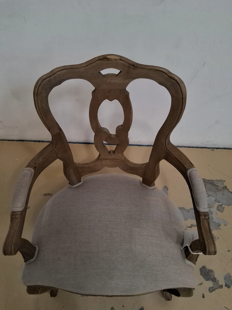 Chaise de salle à manger LOBERON Ladorée en bois de chêne