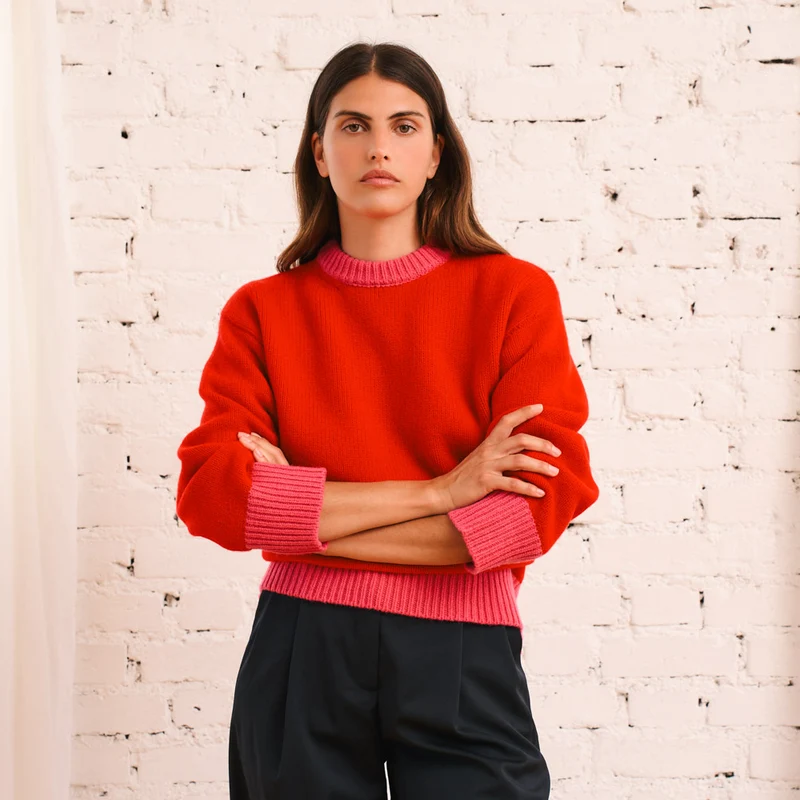 Merci - Pull Eloise - Rouge & Rose