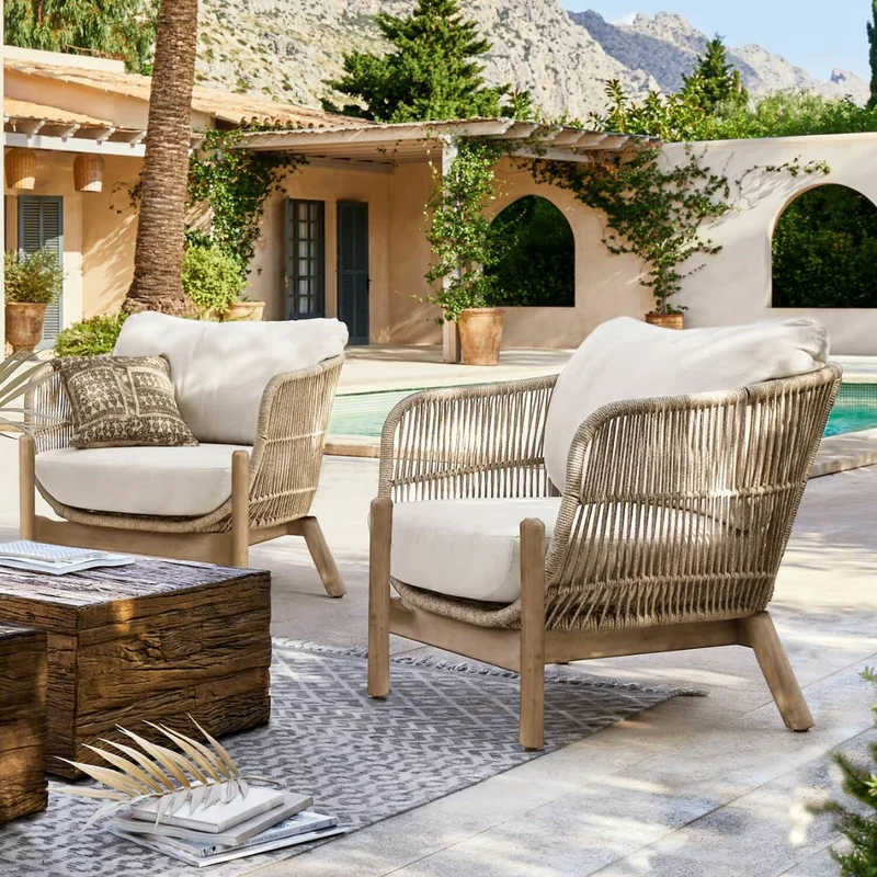 Lot de 2 Fauteuils de jardin LOBERON FSC®-100% Belvidere