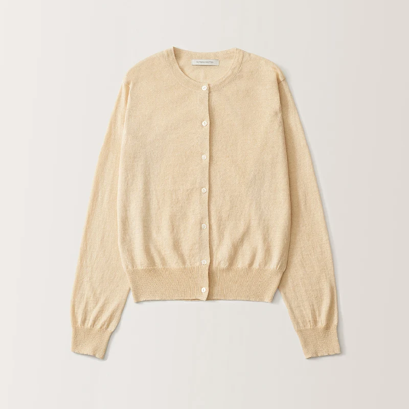 Nothing Written - Cardigan Rola - Jaune