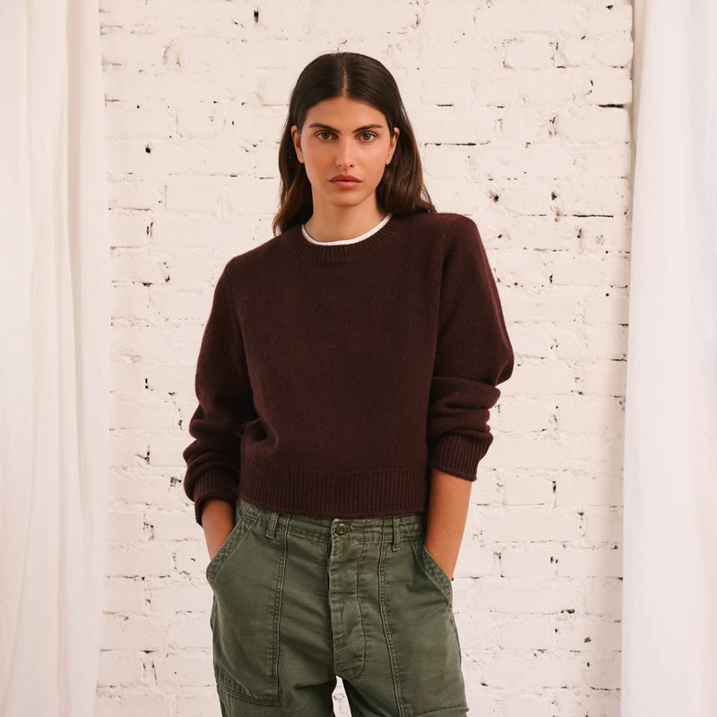 Merci - Pull Charlotte - Marron