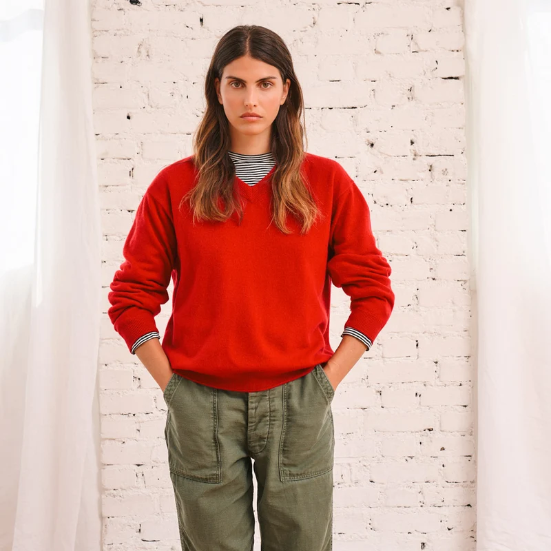 Merci - Pull Adele - Rouge