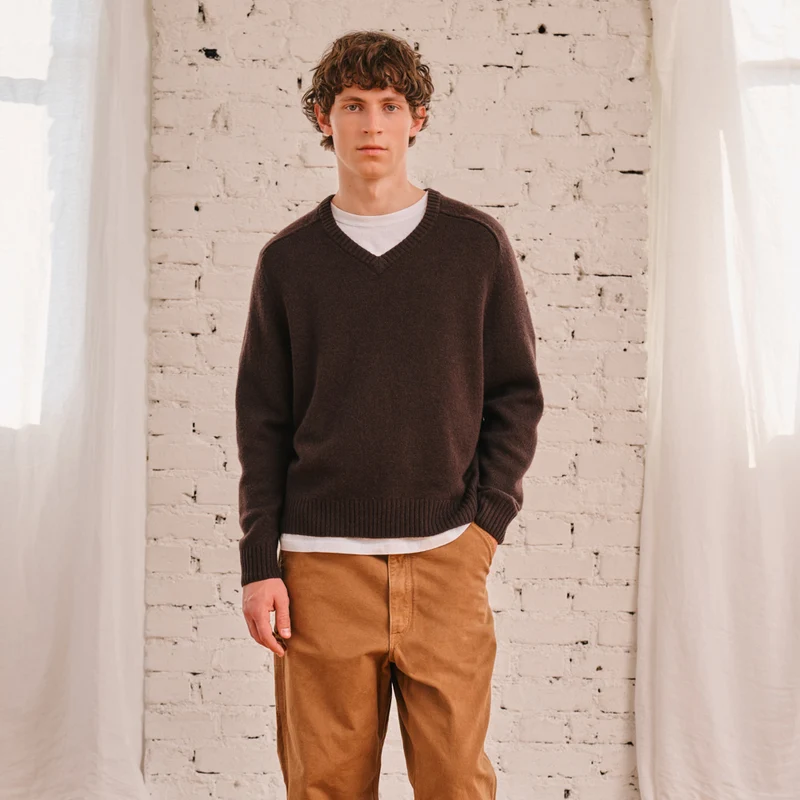 Merci - Pull Oscar - Marron