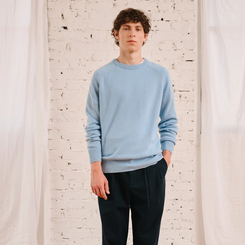 Merci - Pull Claudio - Bleu Ciel