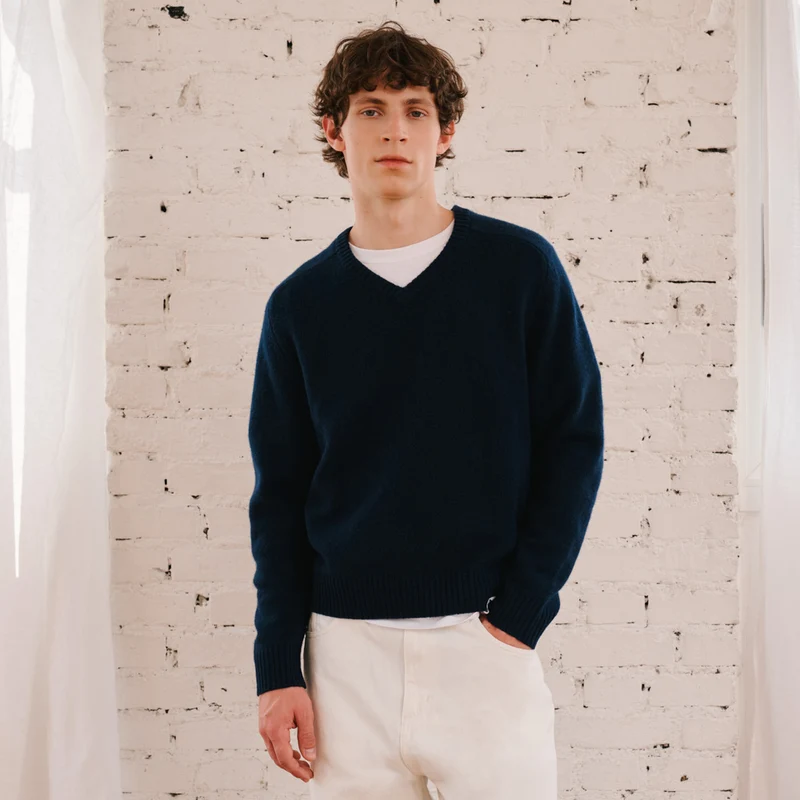 Merci - Pull Oscar - Marine