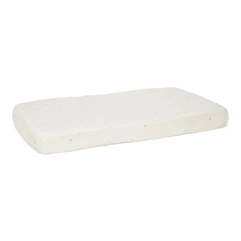 Ledikant hoeslaken - Wit - Newborn Naturals - Little Goose