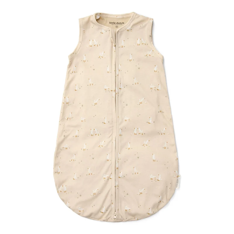 Slaapzak zomer – Beige – Maat 90 cm – Newborn Naturals – Little Goose