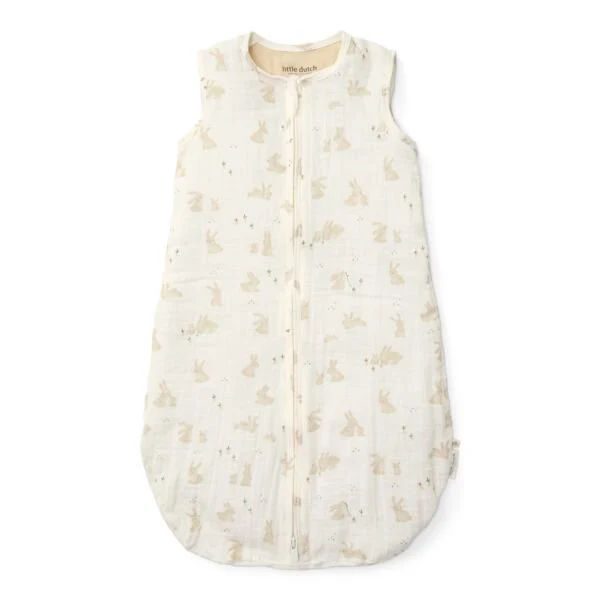 Slaapzak zomer – Wit – Maat 90 cm – Newborn Naturals – Baby Bunny