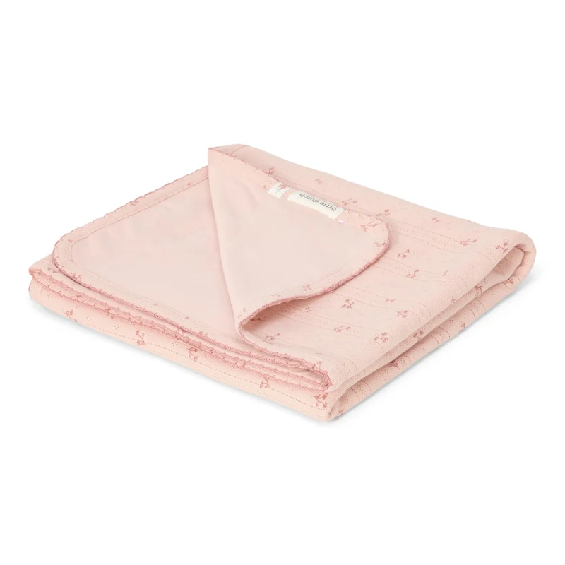 Ledikant deken - Roze - Essentials