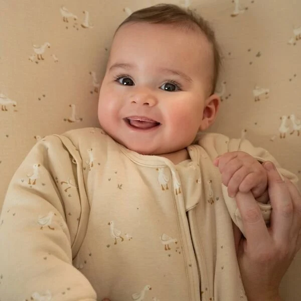 Slaapzak winter – Beige – Maat 60 cm – Newborn Naturals – Little Goose