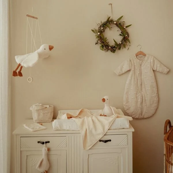 Slaapzak winter – Beige – Maat 60 cm – Newborn Naturals – Little Goose
