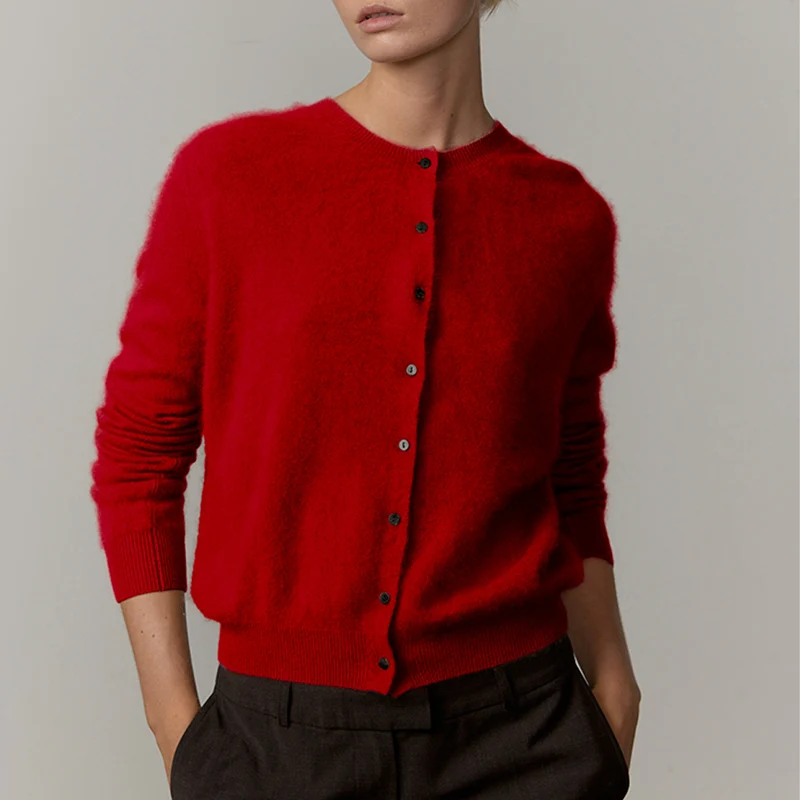 HERSKIND - Cardigan Roselle - Rouge