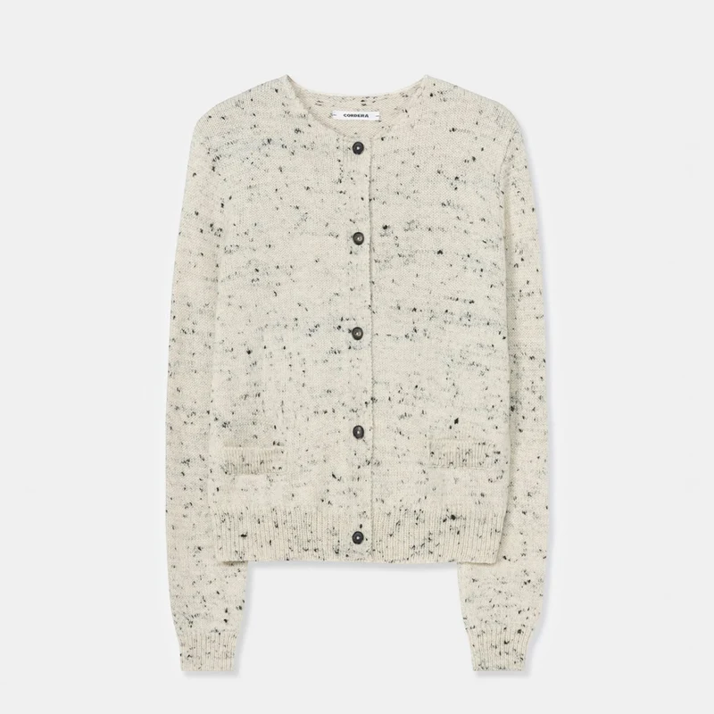 Cordera - Cardigan Flecked - Ecru