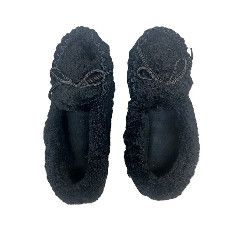 Milona - Chaussons Mocassins - Noir