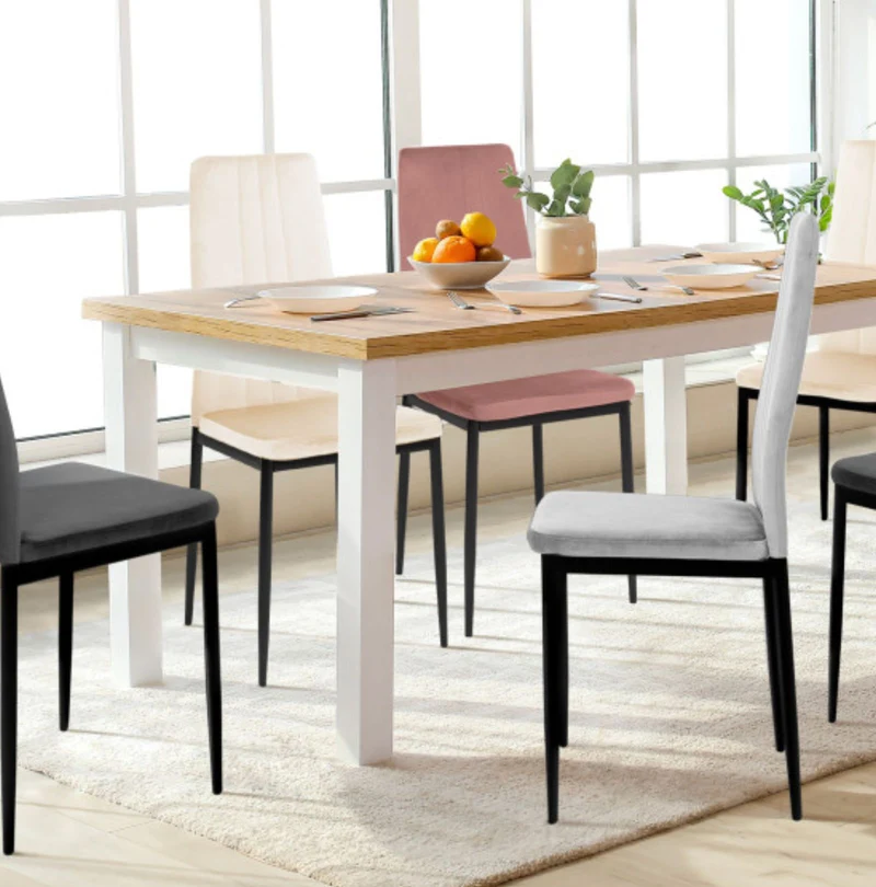 Lot de 6 chaises Jade mix couleurs