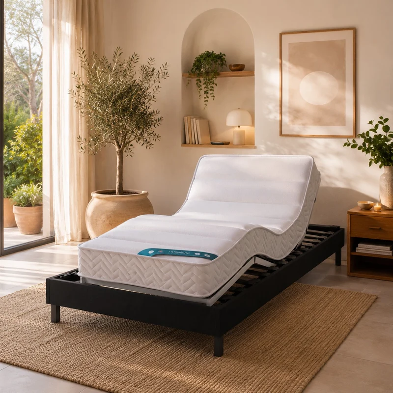 Matelas de relaxation LA REDOUTE INTÉRIEURS 660 ressorts, 7 zones, ferme, accueil mémoire de forme