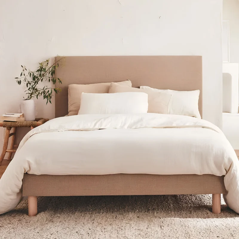 Tête de lit KIPLI Otto 160x200cm en bois massif et lin