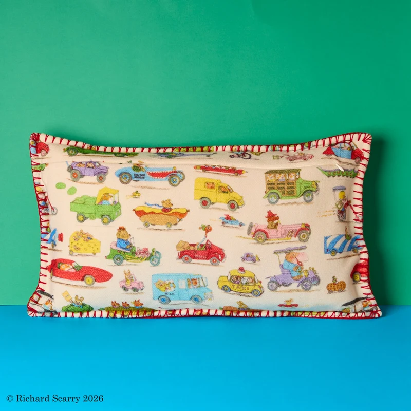 Merci x Richard Scarry - Housse de coussin