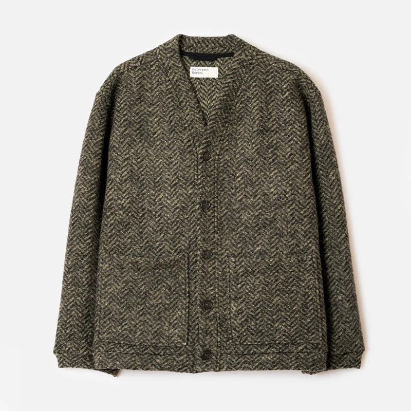 Universal Works - Cardigan Advance - Olive