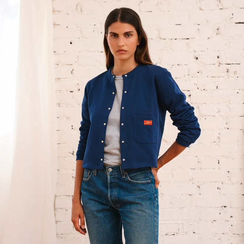Merci - Gilet Rose - Marine