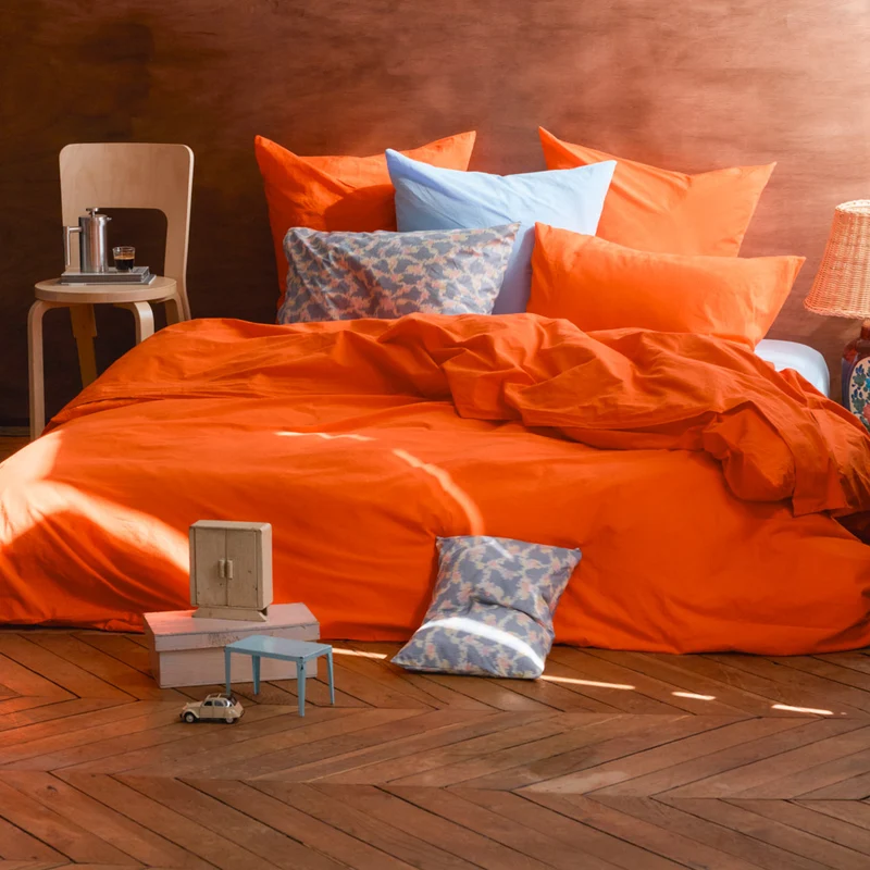 Housse de couette en percale de coton - Tataki Souci