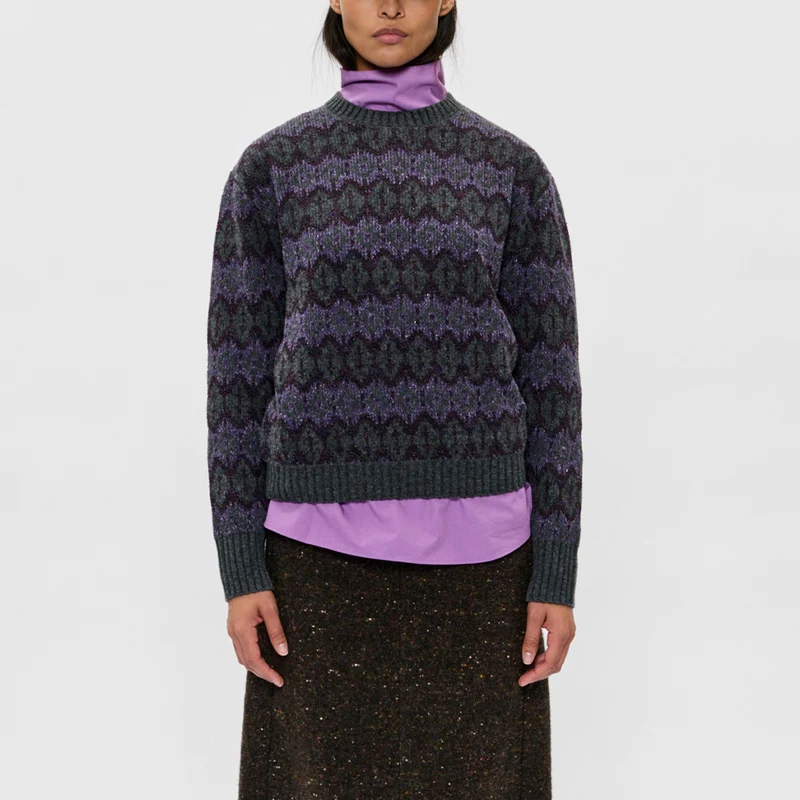 6397 - Pull Fairisle - Viola