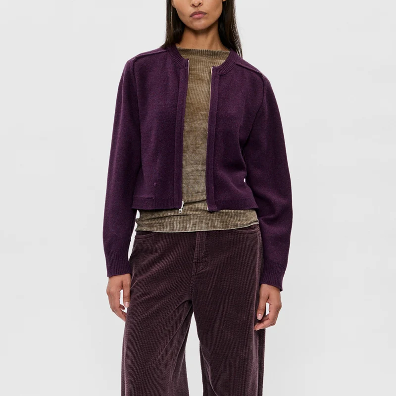 6397 - Cardigan Selvedge - Boysenberry