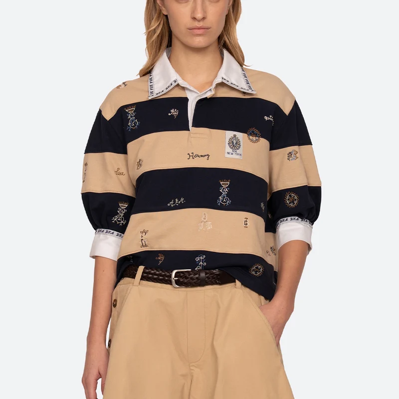 Sea NY - Top Juliet Rugby - Beige
