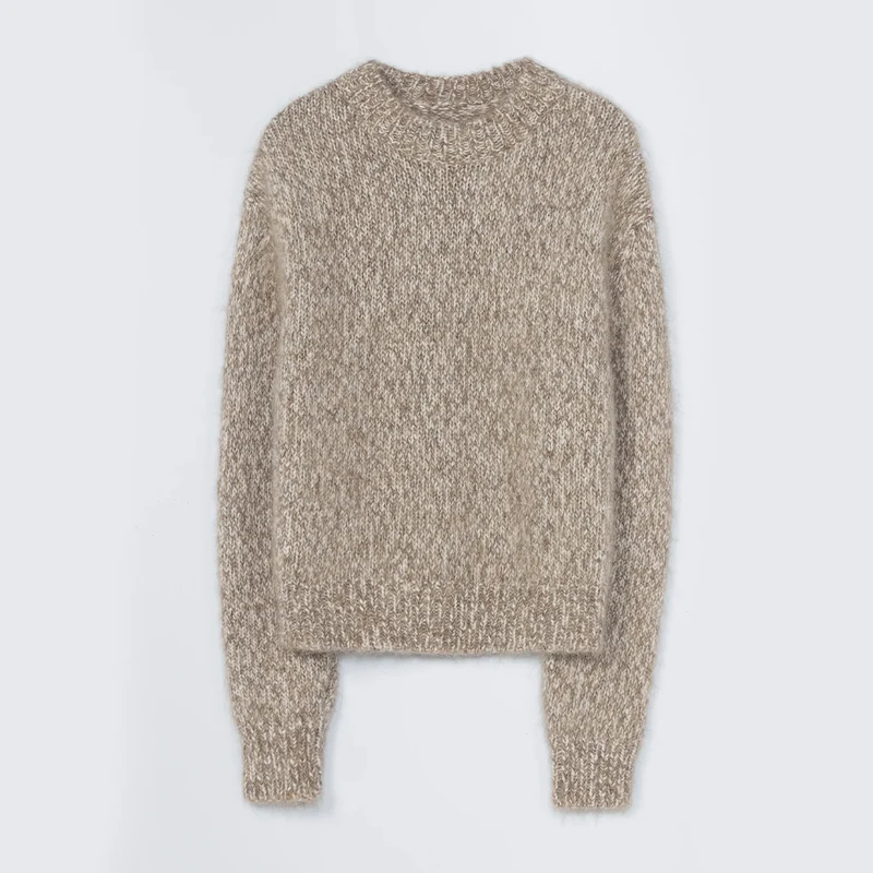 Cordera - Pull Chunky Mélangé - Beige