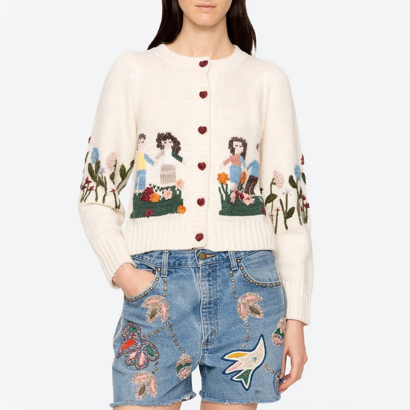 NE PAS REACTIVER PLEASE // Sea NY - Cardigan Wendie - Blanc