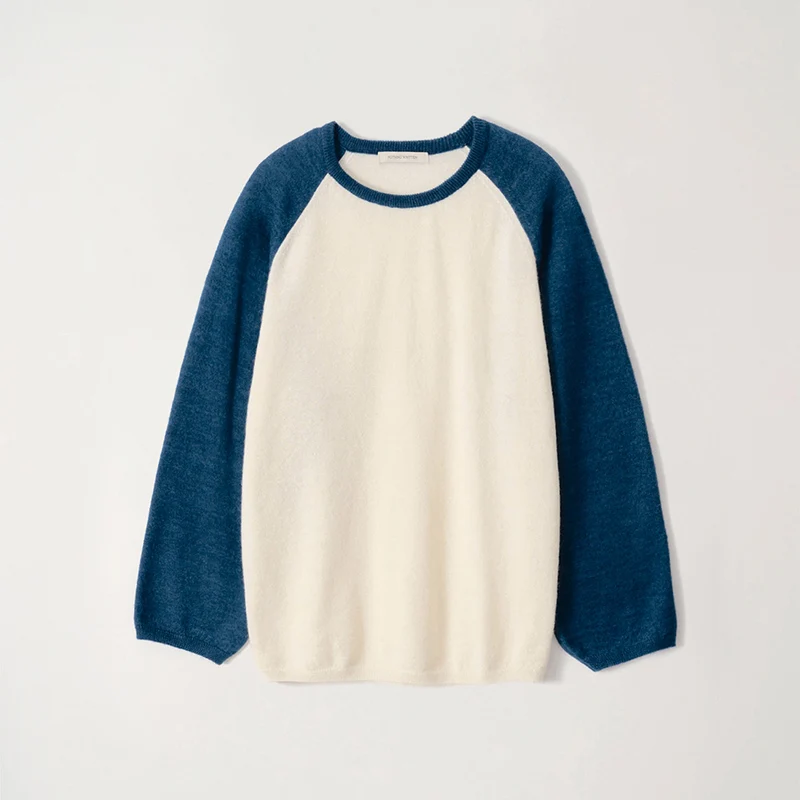 Nothing Written - Maille Palie - Ivoire & Bleu