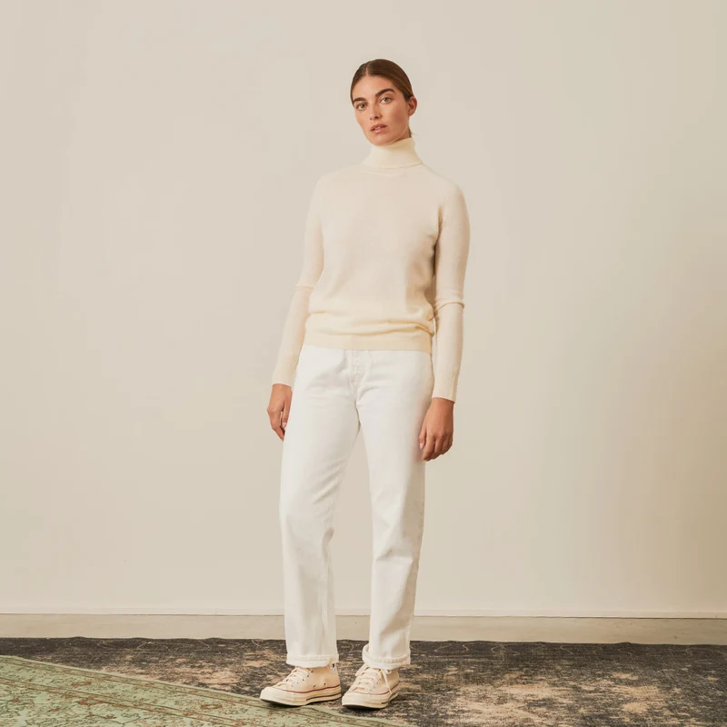 Merci - Pull en cachemire - Alix Écru