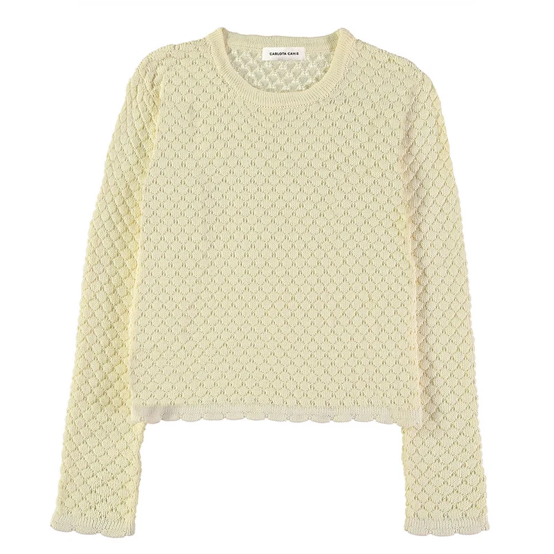 Carlota Cahis - Pull Cute - Ecru