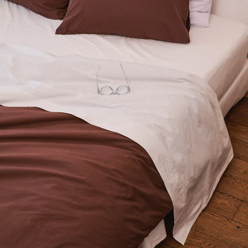 Drap plat en percale de coton - Souvenir