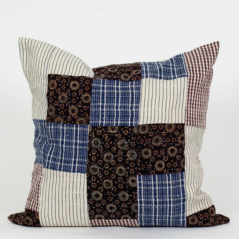 Coussin - Patch Kuddfodral - Bleu