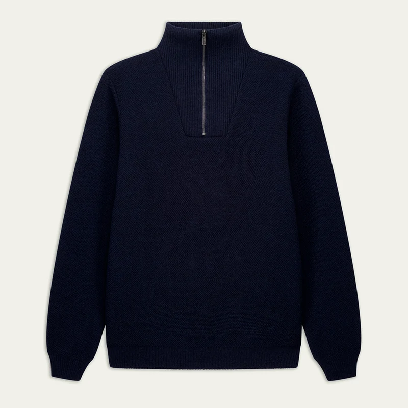 Nitto Knitwear - Pull Youri Camionneur - Marine