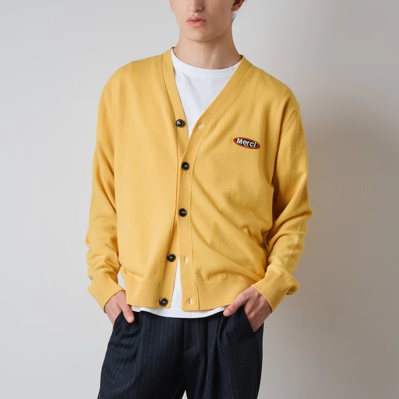 Merci - Cardigan Charlie - Jaune