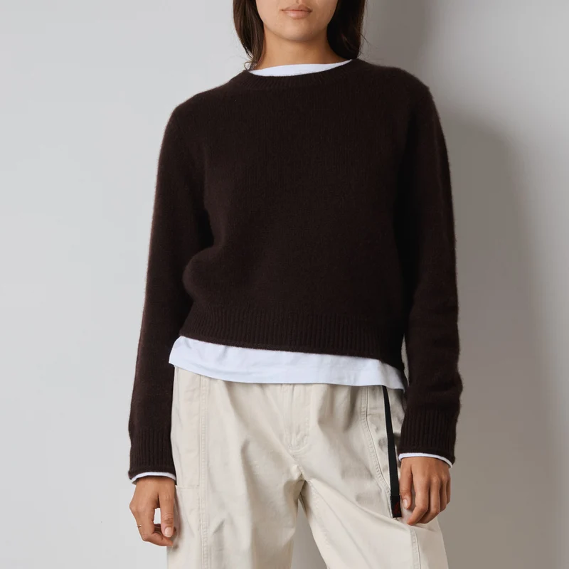 Merci - Pull Charlotte - Marron Foncé