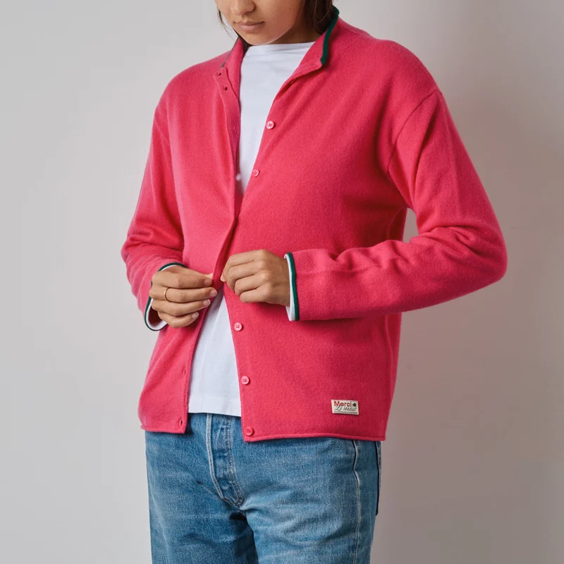 Merci - Gilet Iris - Rose