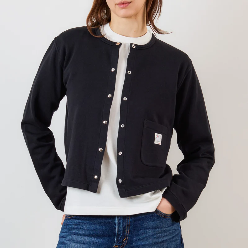 Merci - Gilet Rose Trèfle - Noir