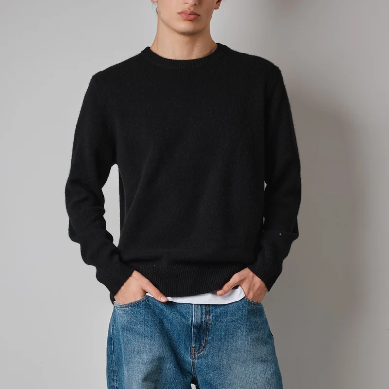 Merci - Pull en cachemire Claudio - Noir