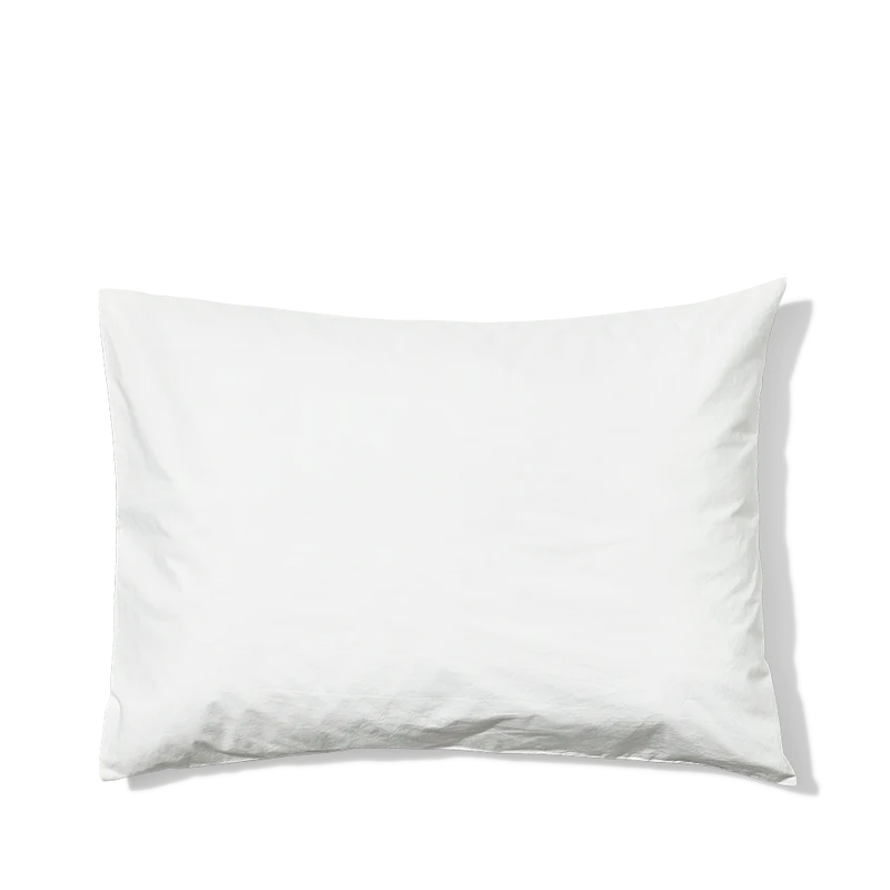 Taie d'oreiller en percale de coton - Blanc Craie