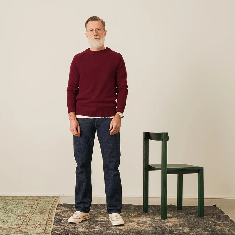 Merci - Pull Boxy en cachemire - Bordeaux
